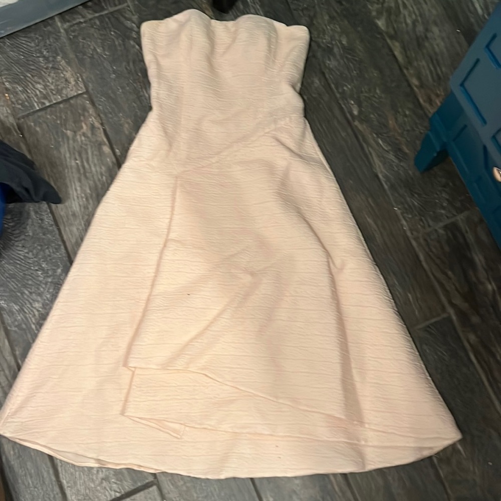 Jason Wu silk strapless dress